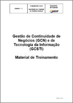 Gestão de Continuidade de Negócios (GCN) e de Tecnologia da Informação (GCSTI)