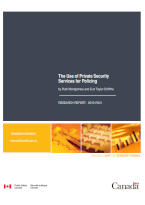 The Use of Private Security Services for Policing
