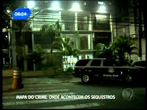 Mapa do Crime: Onde Acontecem os Sequestros