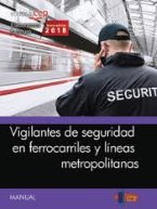 Vigilantes de seguridad en ferrocarriles y líneas metropolitanas