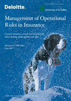 Management of Operational Risks in Insurance