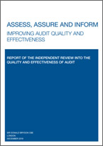 Assess, Assure and Inform - Improving Audit Quality and Effectiveness