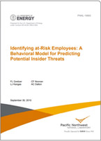 Identifying at-Risk Employees: A Behavioral Model for Predicting Potential Insider Threats