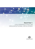 CEO Perspectives on Organisational Resilience